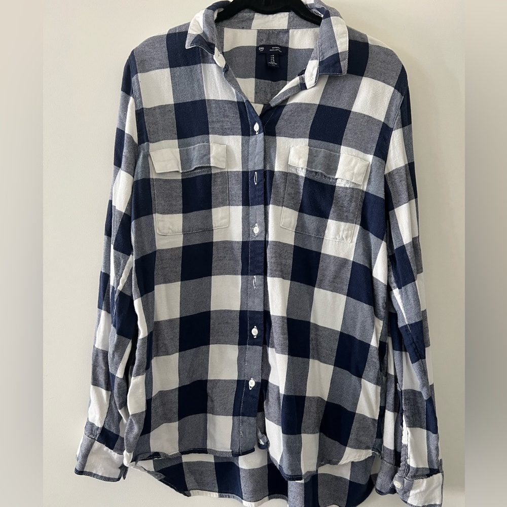 GAP Button Up Shirt/Flannel, Sz M